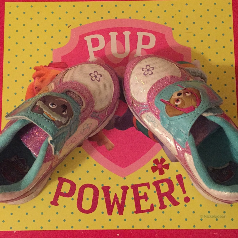 🐶🐾Girls Toddler Paw Patrol Shoes 💜💕💙